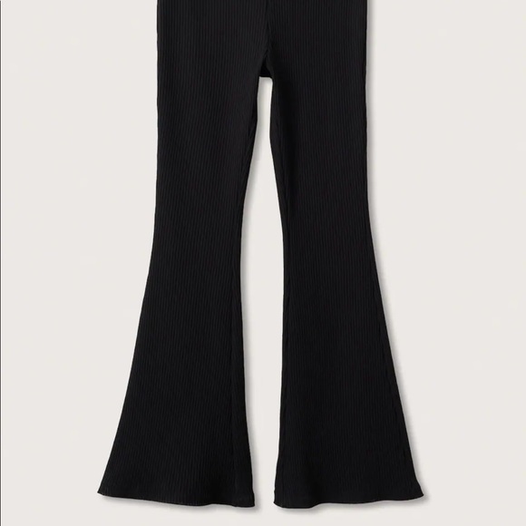 Mango Black Flared Pants - Picture 4 of 4